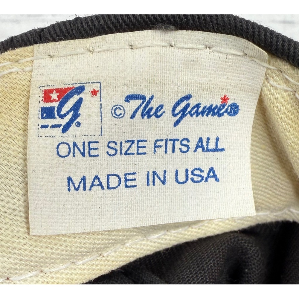 Chicago Blackhawks NHL The Games Cap BlackRed 75th Anniversary Snapback USA Made - Picture 7 of 9